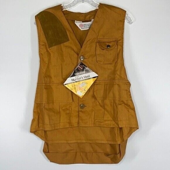 Vintage Seaway Tracker Khaki Bird Hunting Vest Size Large NWT - Picture 1 of 10